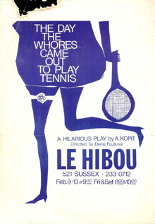 The day the whores came out to play tennis